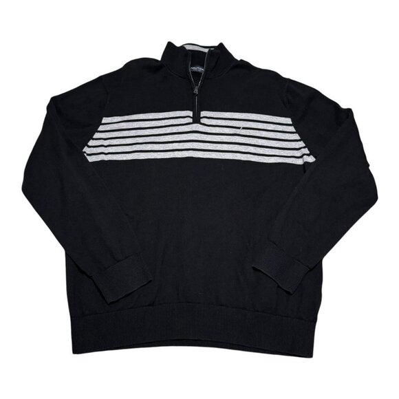 Nautica Embroidered Logo 1/4 Zip Pullover Sweater Adult XL - Picture 1 of 5